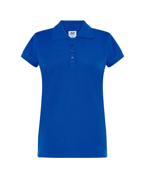 Damen-Poloshirts Popl 200 Königsblau JHK