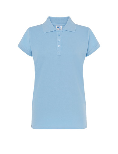 Women`s polo shirts popl 200 blue sky Jhk