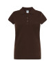 Women`s polo shirts popl 200 chocolate Jhk