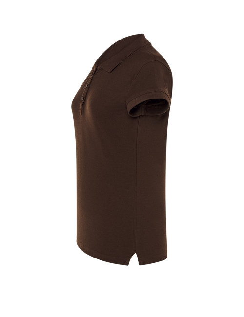 Women`s polo shirts popl 200 chocolate Jhk