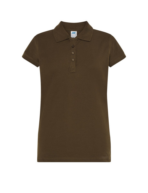 Koszulki polo damska popl 200 khaki Jhk