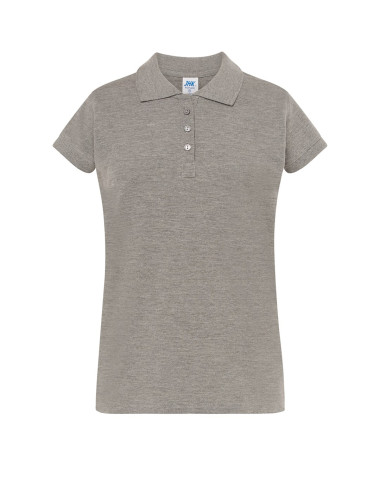 Women`s polo shirts popl 200 gray melange Jhk