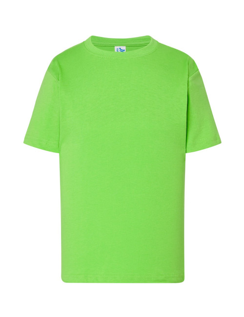 Koszulka dziecięca tsrk 150 regular kid limonkowy Jhk