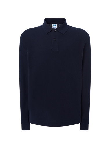 Men's Long Sleeve Polo Shirt JHK POLO PORA 210 LS Navy