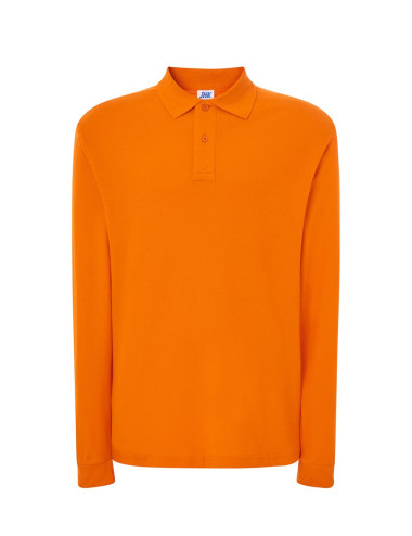 Koszulka Polo Męska z Długim Rękawem POLO PORA 210 LS orange Jhk