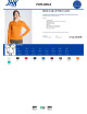 Damen Polohemd JHK POPL 200 LS orange
