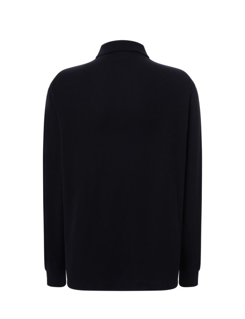 Herren Langarm-Poloshirt POLO PORA 210 LS schwarz Jhk