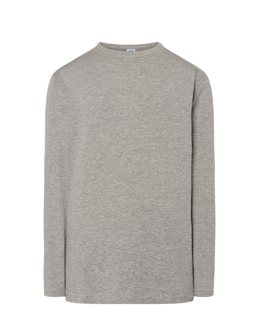 Herren Tsra 150 ls T-Shirt Grau Melange Jhk