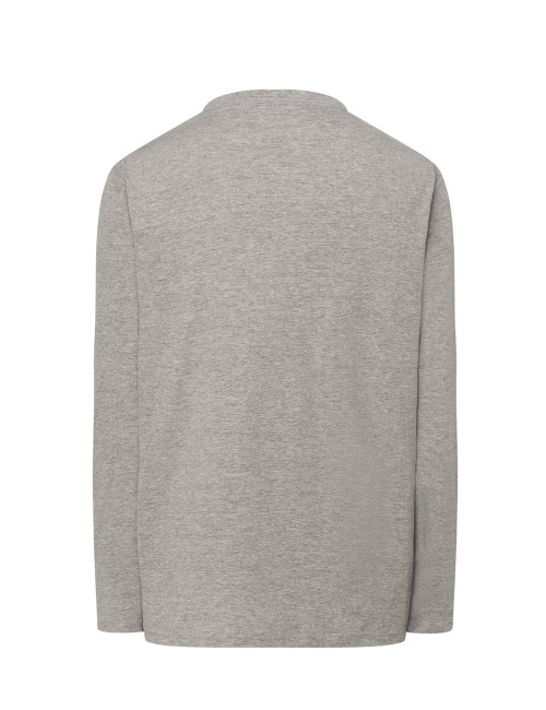 Herren Tsra 150 ls T-Shirt Grau Melange Jhk