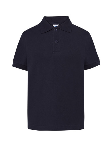 JHK PKID 210 Children's Polo Shirt Navy Blue