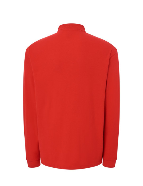 Herren Langarm-Poloshirt POLO PORA 210 LS rot Jhk