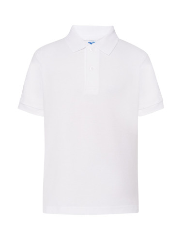 Kinderpoloshirt pkid 210 wh weiß Jhk