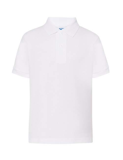 Kinderpoloshirt pkid 210 wh weiß Jhk