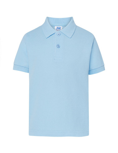 Kinderpoloshirt pkid 210 blauer Himmel Jhk