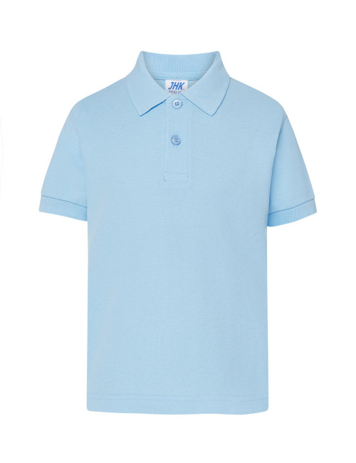 Kinderpoloshirt pkid 210 blauer Himmel Jhk