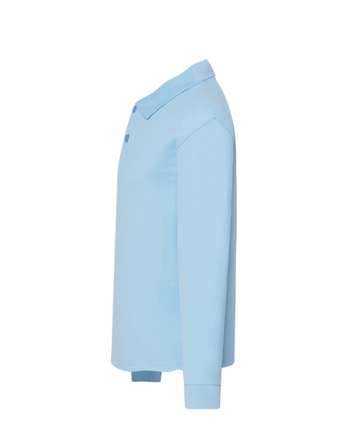 Kinder-Polohemd JHK PKID 210 LS Himmelblau