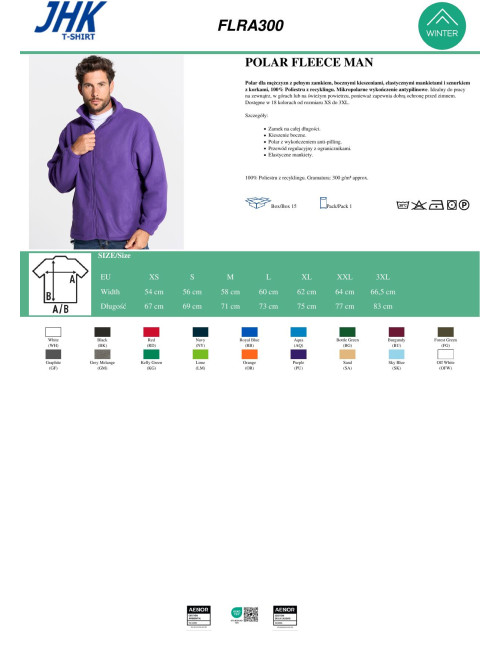 Men`s fleece flra 300 sand Jhk