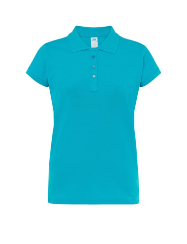 Women`s polo shirts popl 200 turquoise Jhk