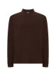 Men`s polo shirt polo pora 210 ls chocolate Jhk