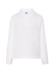 Koszulka Polo Dziecięca z Długim Rękawem PKID 210 LS WH White JHK