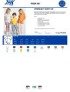 Kinder-T-Shirt Tsrk 190 Premium Kid Gelb Jhk Jhk