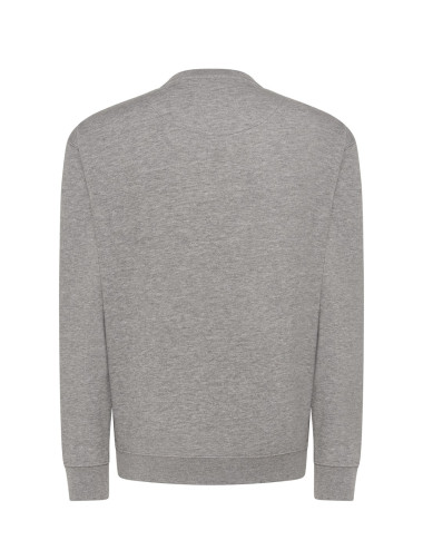 Bluza dresowa męska swra 290 sweatshirt szary melanż Jhk