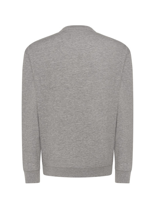 Herren-Sweatshirt SWRA 290 Sweatshirt grau meliert JHK