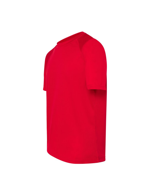 "Men's JHK Red Sports T-Shirt - Breathable, Quick-Drying, Perfect for