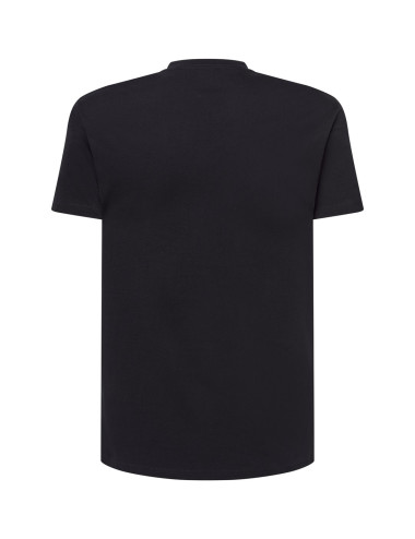 "Koszulka męska JHK TSUA PICO URBAN V-NECK czarna - idealna do haftu