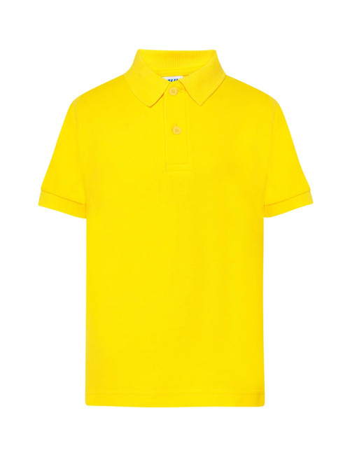 Kids polo shirt pkid 210 yellow Jhk
