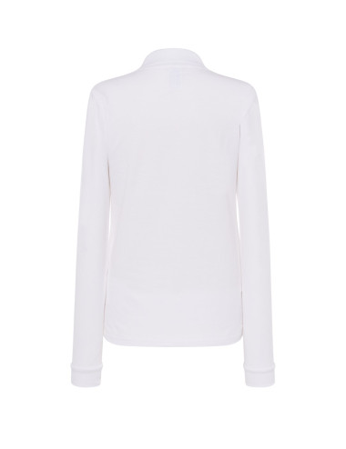 Langarm-Poloshirt POPL 200 LS wh weiß Jhk