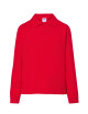 Langarm-Poloshirt für Kinder PKID 210 LS Rot JHK