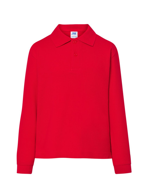 Kids polo shirt pkid 210 ls red Jhk