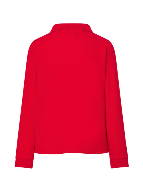 Langarm-Poloshirt für Kinder PKID 210 LS Rot JHK