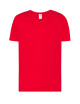 "Koszulka Męska JHK Tsua Pico Urban V-Neck Czerwony - 100% Bawełna,