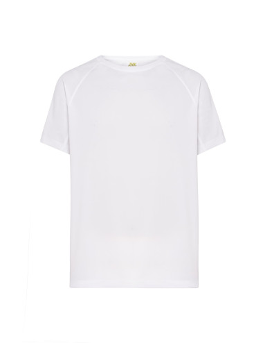 Herren T-Shirt Sport Mann weiß Jhk