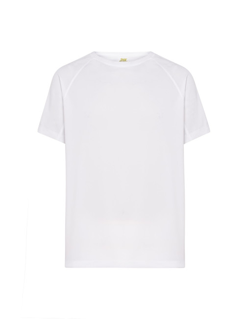 Herren T-Shirt Sport Mann weiß Jhk