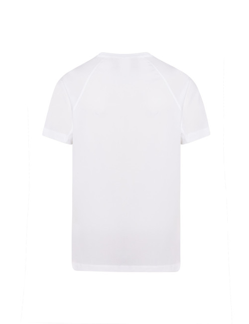 Herren T-Shirt Sport Mann weiß Jhk