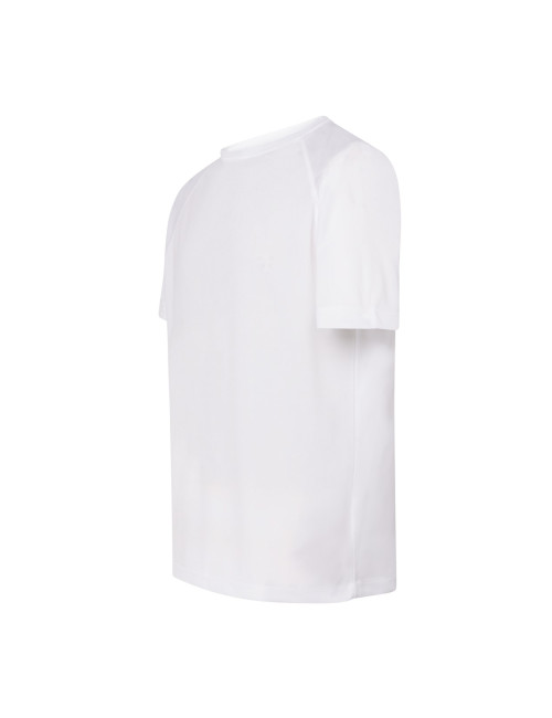 Herren T-Shirt Sport Mann weiß Jhk
