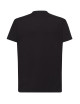 "Koszulka męska JHK TSUA 150 Slim Fit - Czarna T-shirt, 100% bawełn