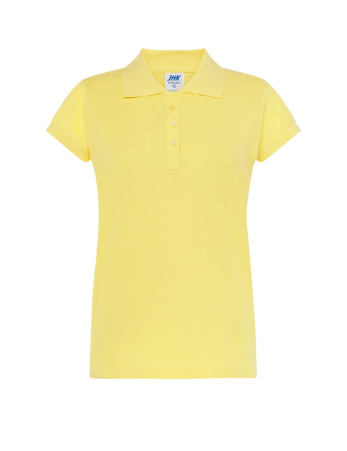 Women`s polo shirts popl 200 light yellow Jhk