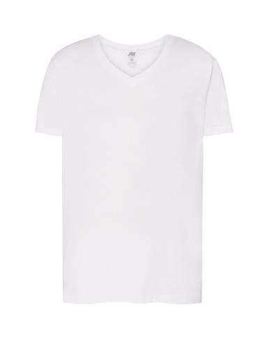 Tsua Pico Urban Herren-T-Shirt mit V-Ausschnitt, weiß, Jhk