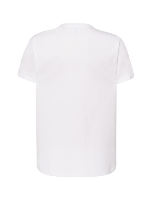 "Koszulka męska JHK TSUA PICO URBAN V-NECK WH - 100% bawełna, ideal