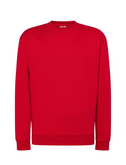 Bluza dresowa męska swra 290 sweatshirt czerwony Jhk