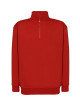 Bluza dresowa męska swra zip half zip czerwony Jhk