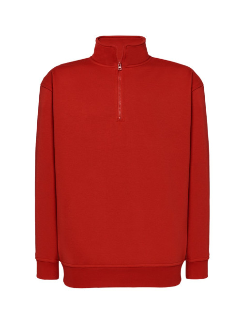Men`s swra zip half zip sweatshirt red Jhk