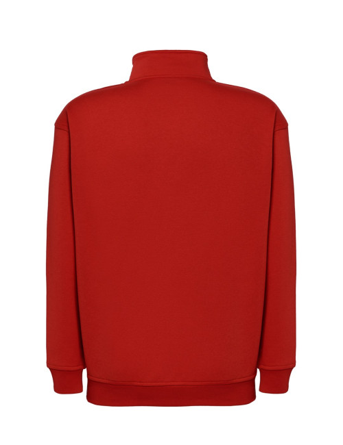 Bluza dresowa męska swra zip half zip czerwony Jhk