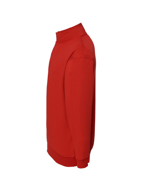 Bluza dresowa męska swra zip half zip czerwony Jhk