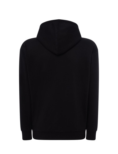 Czarna bluza z nadrukiem na plecach