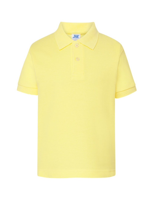 Kinderpoloshirt pkid 210 hellgelb Jhk